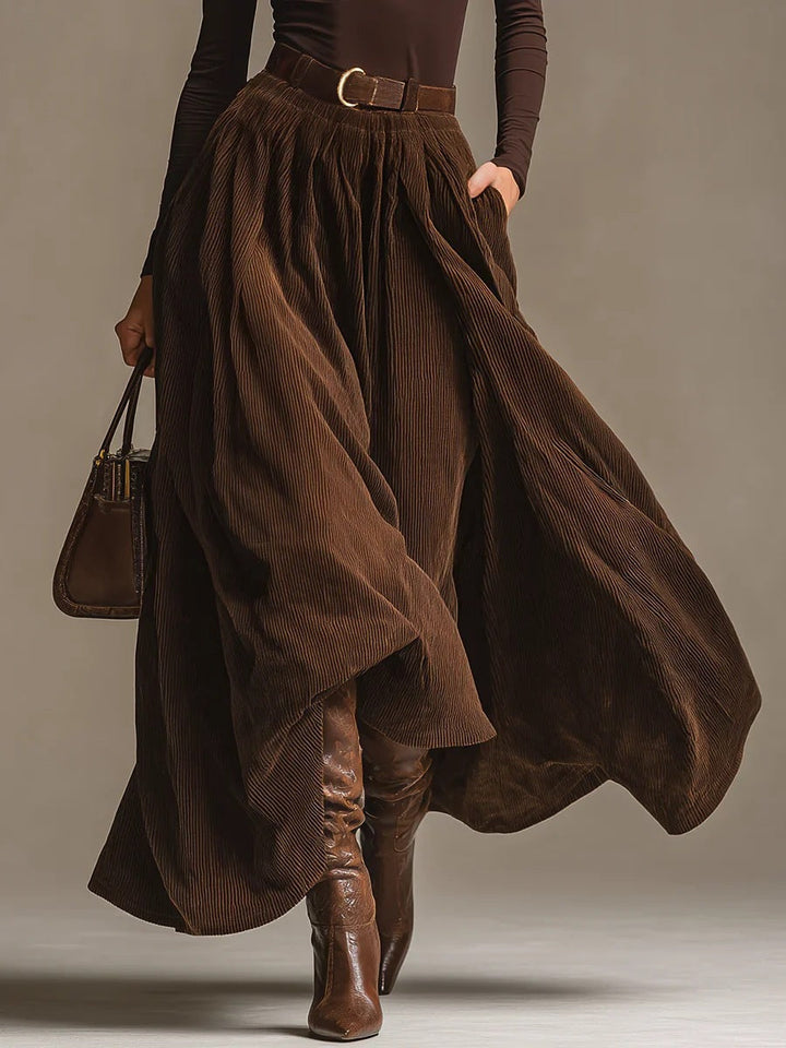 Aveline Two-Piece Set (Turtleneck & Maxi Skirt)
