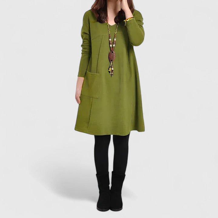 VICKY – RELAXED ELEGANCE A-LINE DRESS