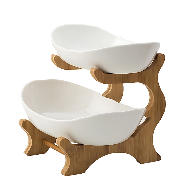 BowLift | FruitTriad | Three-tier fruit bowl made of plastic
