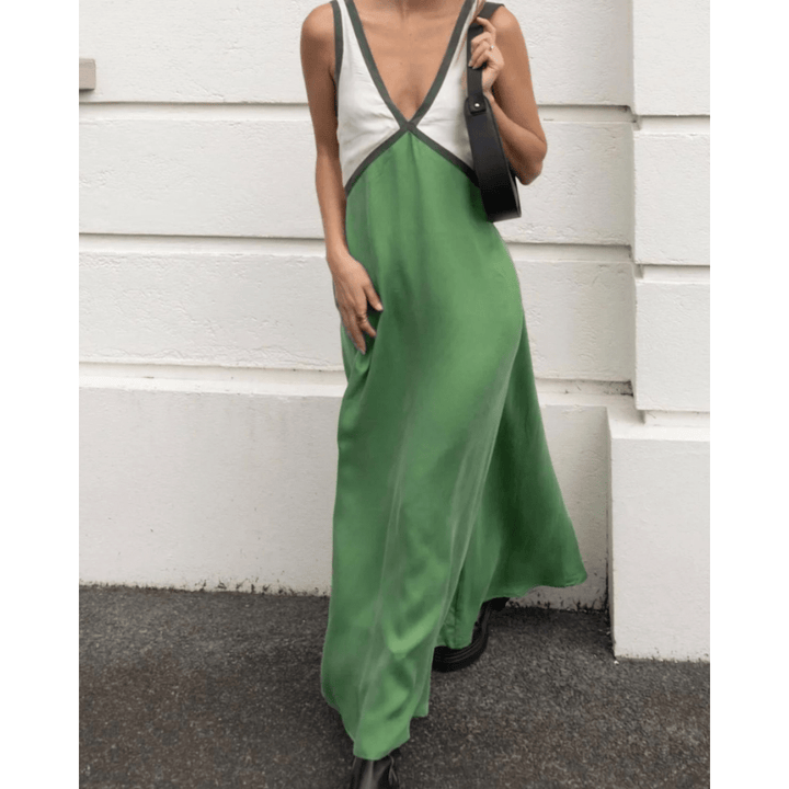 RENATA | V-NECK DRESS