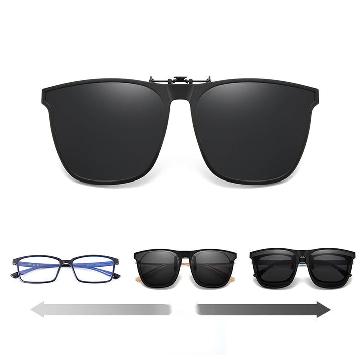Azura | New polarized clip-on folding sunglasses