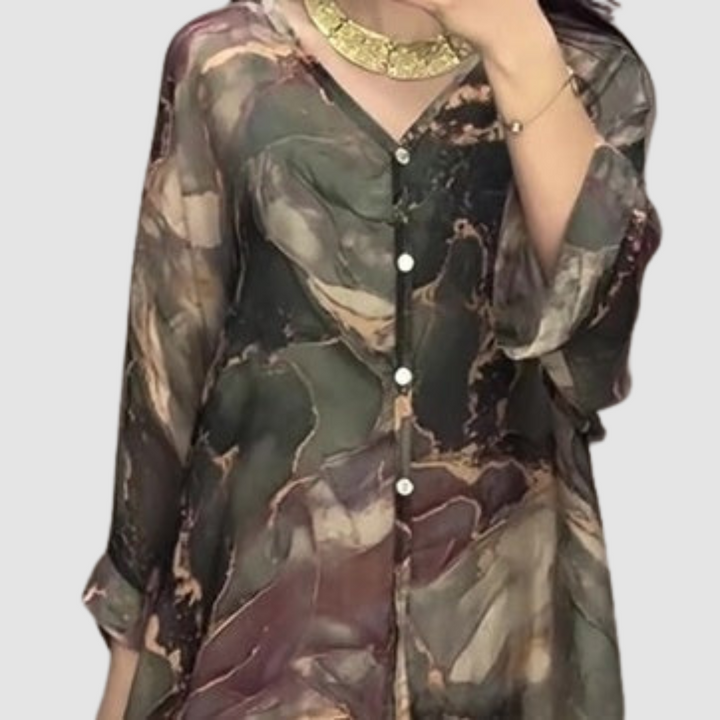 Aurora™ Elegant Printed Two-Piece Set