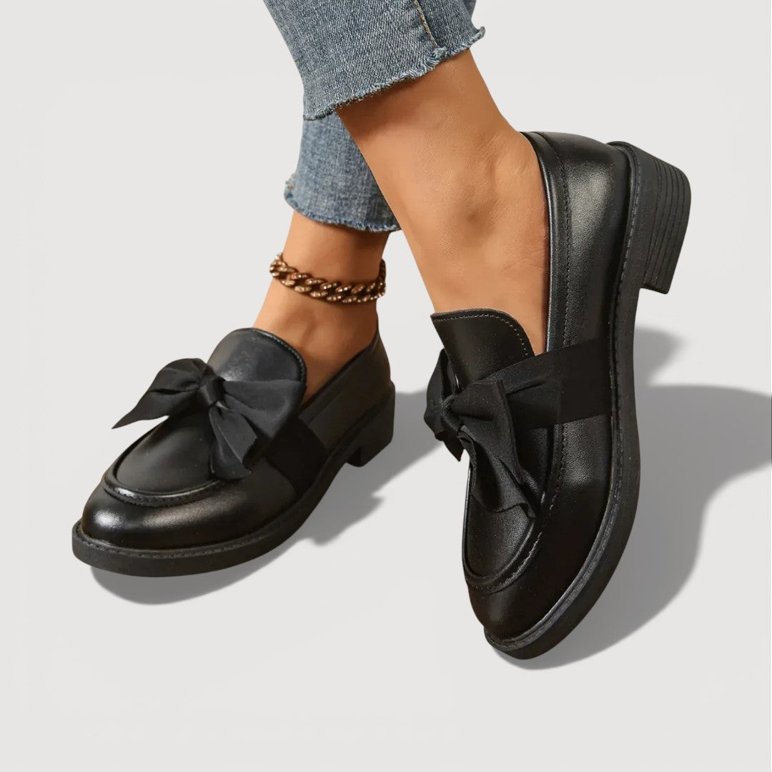 MAERYL – BOW DETAIL LOAFERS