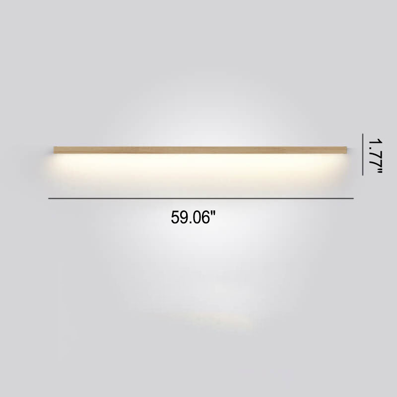 Azura | ZenBeam Japanese LED Wall Light | Solid Wood Design | Modern Accent Lighting