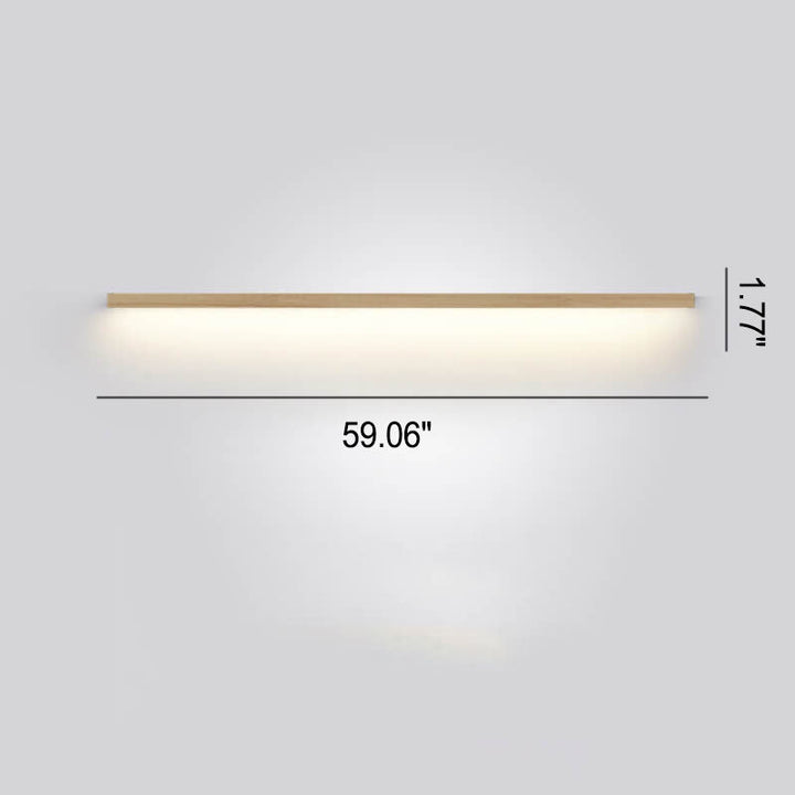 Azura | ZenBeam Japanese LED Wall Light | Solid Wood Design | Modern Accent Lighting