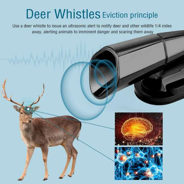 Azura | Ultrasonic deer warning signal whistle device for car