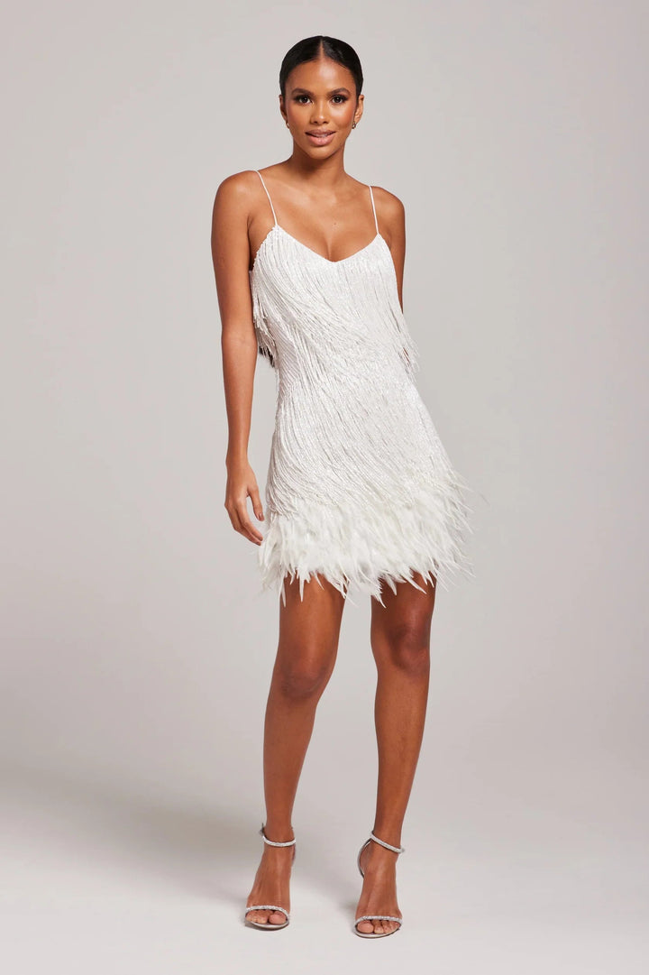 ALEXIS – MODERN FEATHERED PARTY DRESS FOR NIGHT OUT