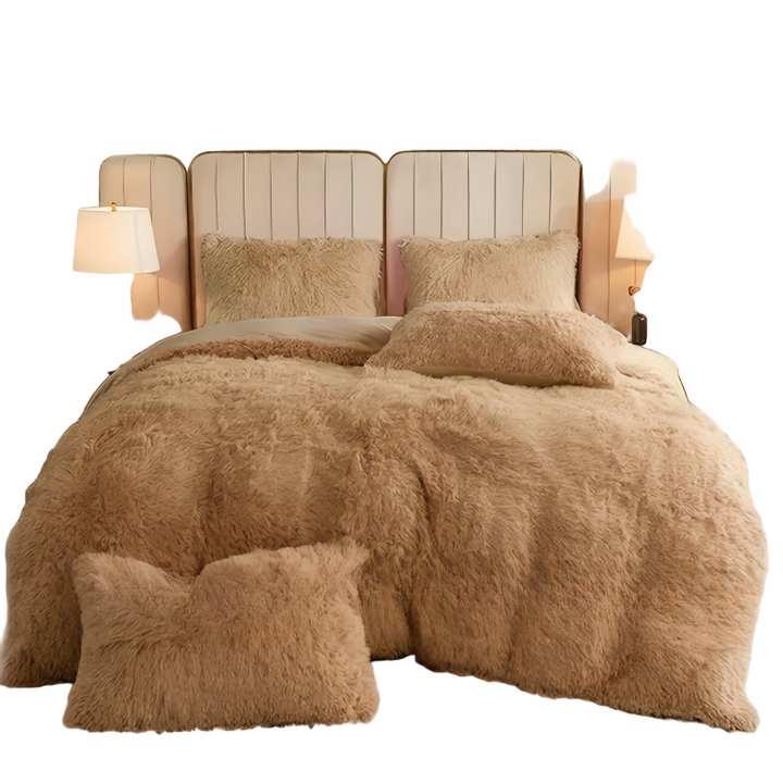 BowLift | Three-Piece Velvet Bedding Set with Velvet Finish