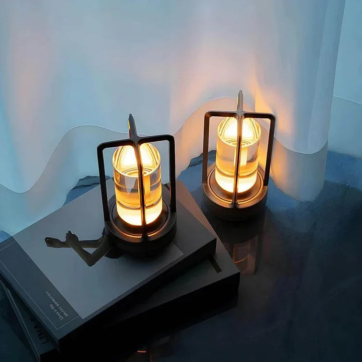BowLift | Table Lamp Crystal Glass Rechargeable Light