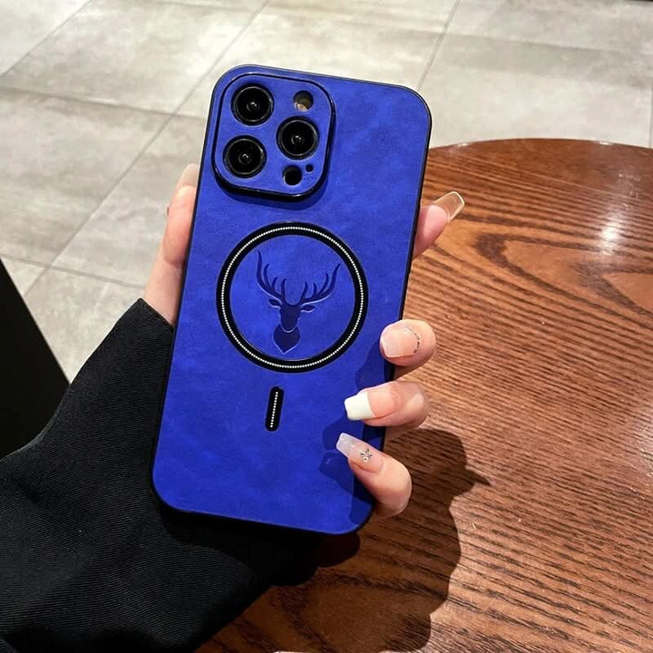 Azura | Deer Leather iPhone Case MagSafe Wireless Charging