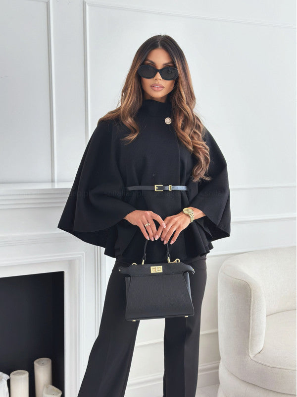 Jurgita - Stylish Butterfly Jacket With Belt
