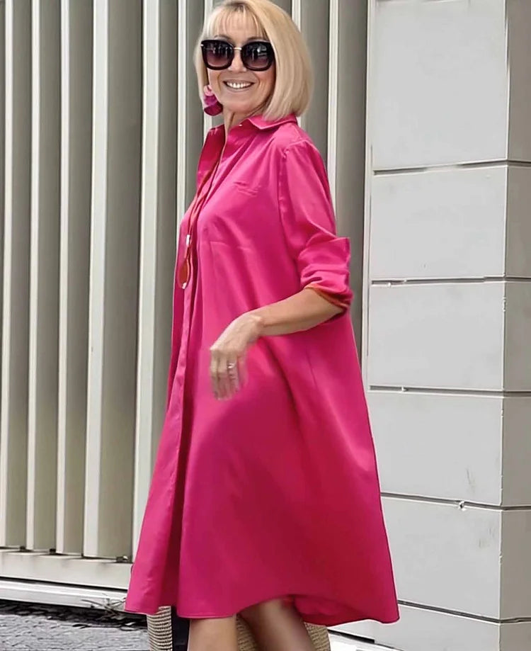 AMY – MODERN CHIC SHIRT DRESS