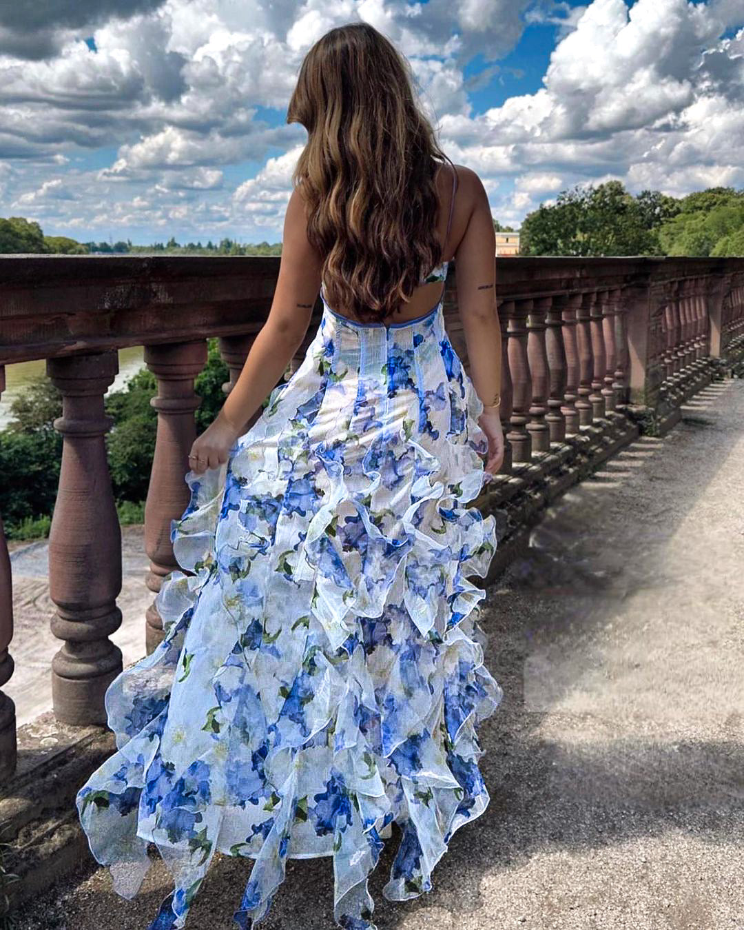 Isra | Elegant Floral Dress