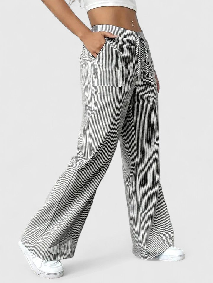 SIERRA – STRIPE FLOW LOUNGE PANTS