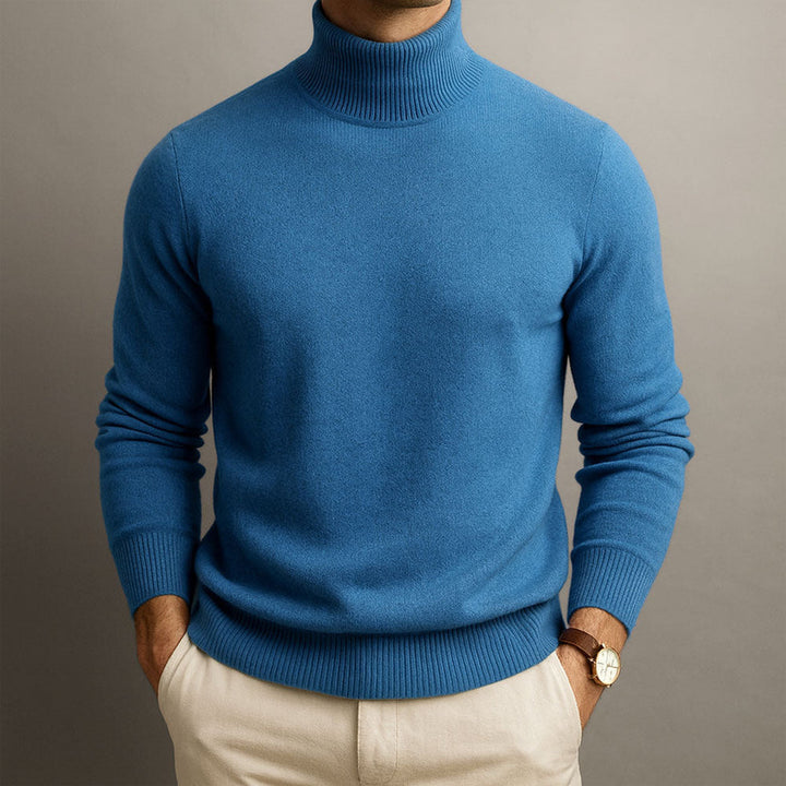Filippos - Comfortable Turtle Neck Sweater