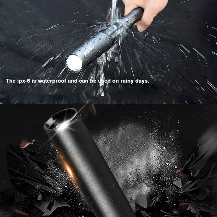 Azura | Baseball Bat Shaped LED Flashlight | Aluminum Alloy, 3 Lighting Modes | Emergency & Utility Use