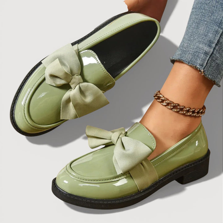 MAERYL – BOW DETAIL LOAFERS