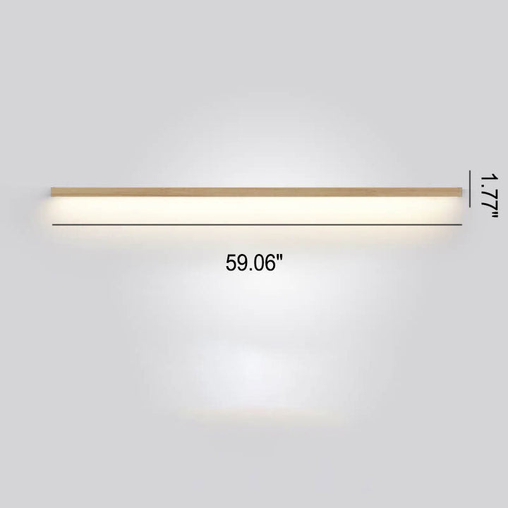 Azura | ZenBeam Japanese LED Wall Light | Solid Wood Design | Modern Accent Lighting