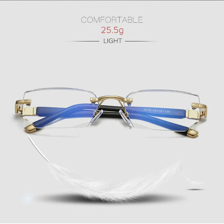 Azura | Progressive reading glasses with high hardness and anti-blue light filter for distance and near viewing