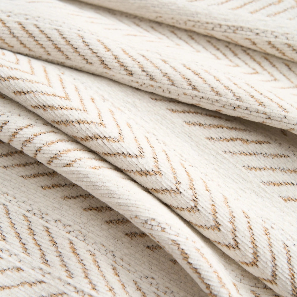 BowLift | Herringbone Chenille Tassels Sofa Cover