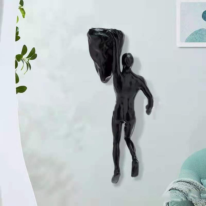 BowLift | Climbing wall hanging statues