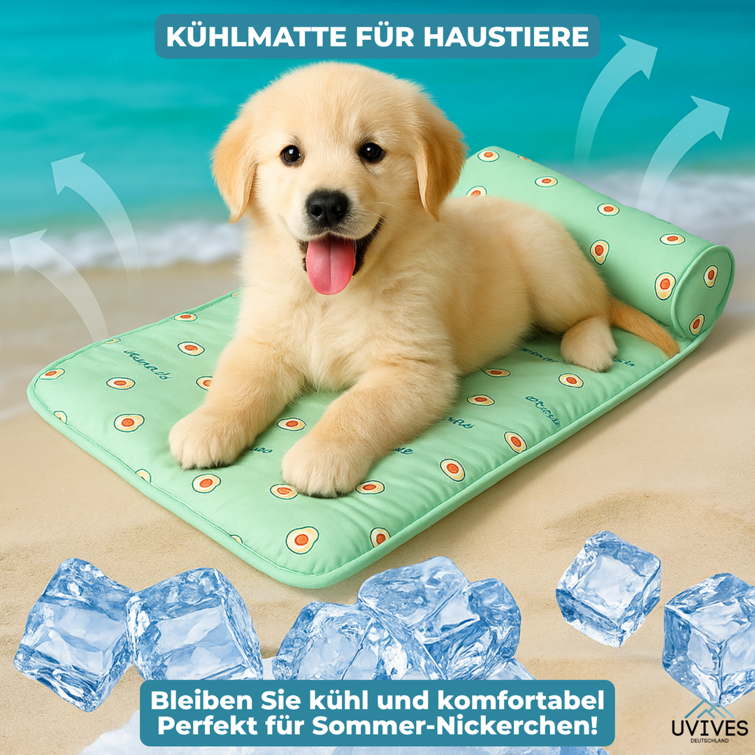 Cooling Mat Ice Silk for Dogs and Cats – Self-Cooling Without Electricity | Azura