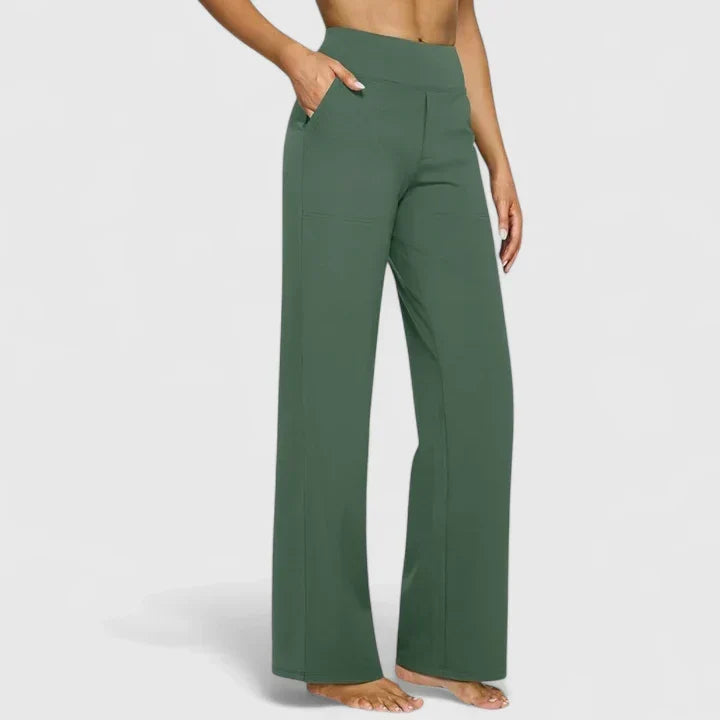 AMIRA – RELAXED WIDE-LEG PANTS