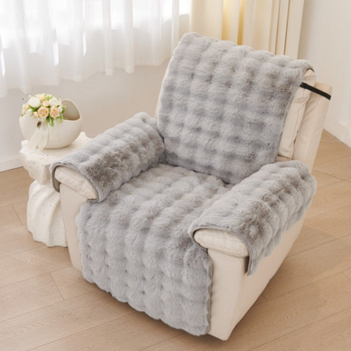 BowLift | Faux Fur Recliner Sofa Cover