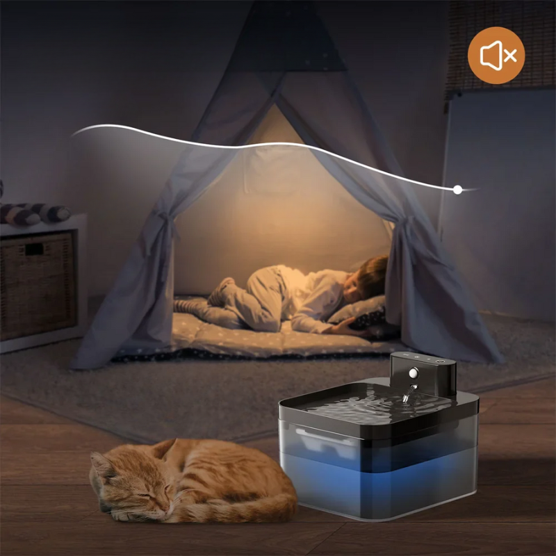 Azura | Automatic – Wireless Drinking Fountain for Cats with Sensor