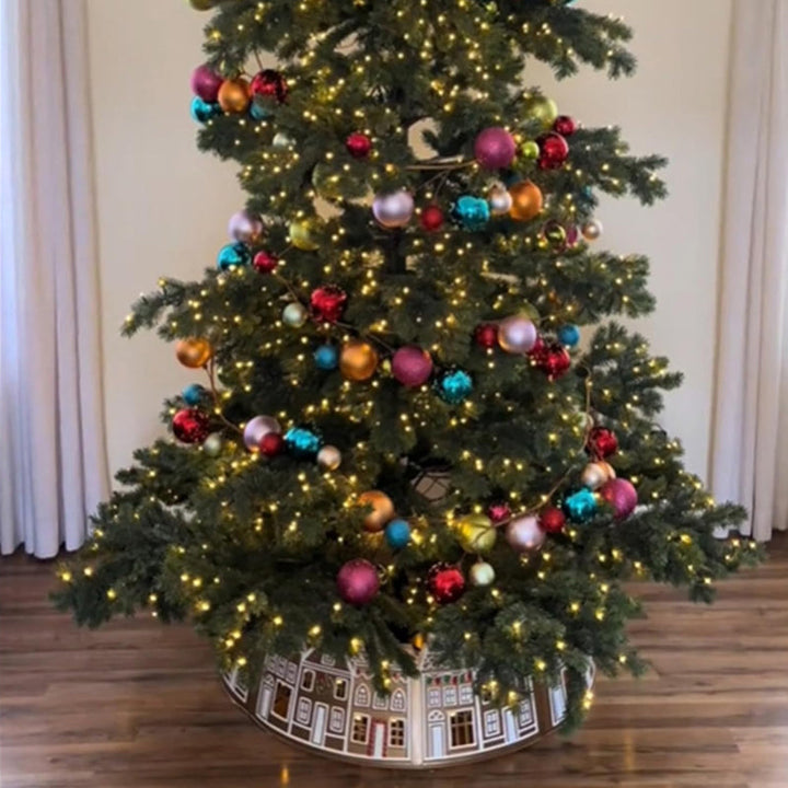 Azura | LED Gingerbread House Christmas Tree Collar Tree Skirt
