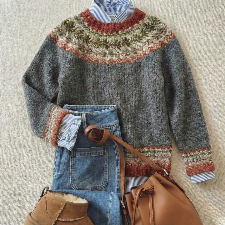 Eleanora™ | Nordic Knit Sweater
