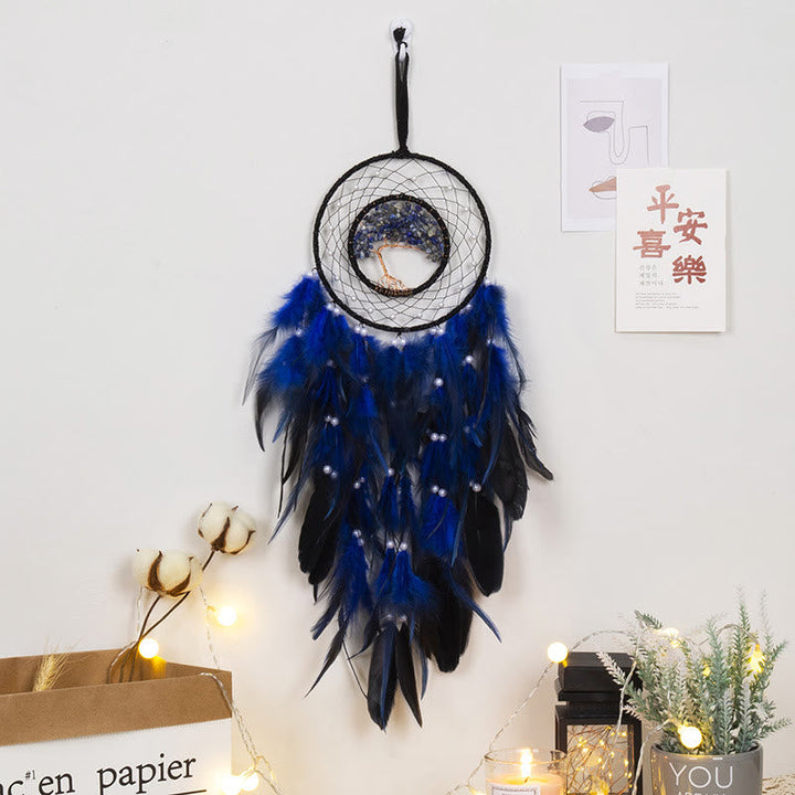 BowLift | Crystal Tree of Life Feather Glow Dreamcatcher