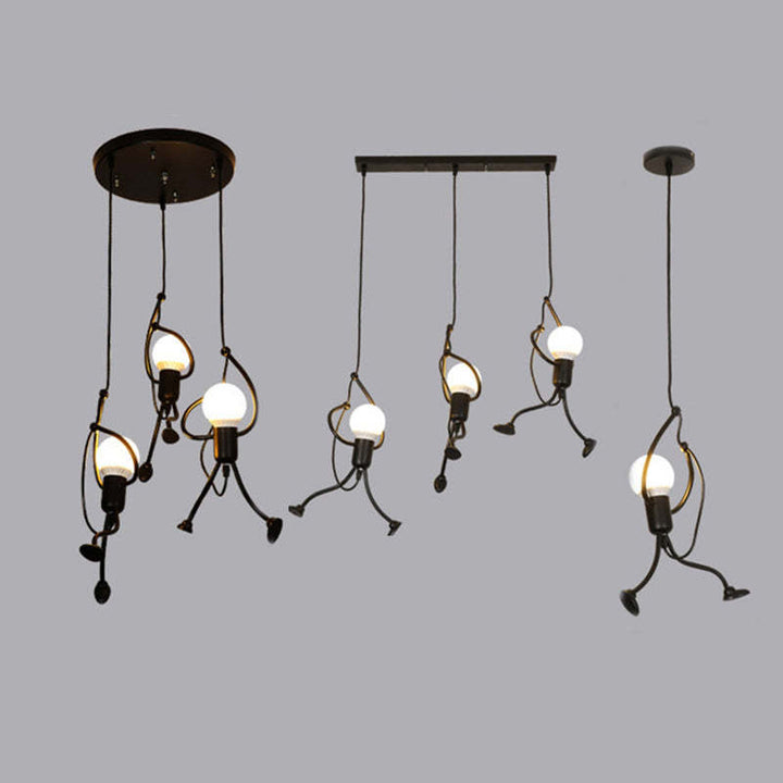 BowLift | Retro Iron Man Pendant Light