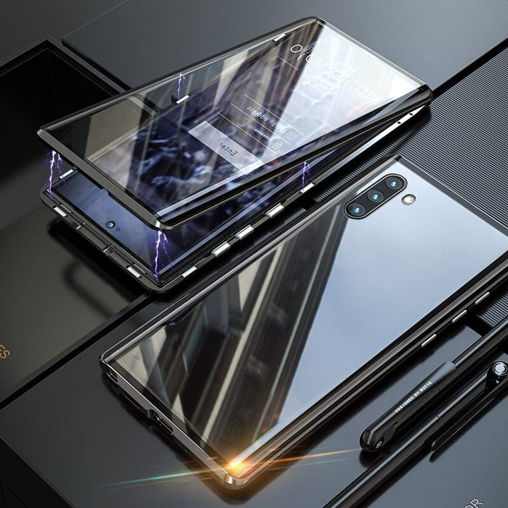 Azura | Samsung magnetic tempered glass double-sided phone case