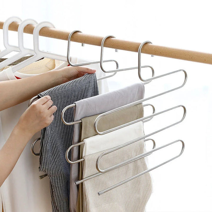 Azura | 5-Layer Stainless Steel S-Shape Clothes Hanger