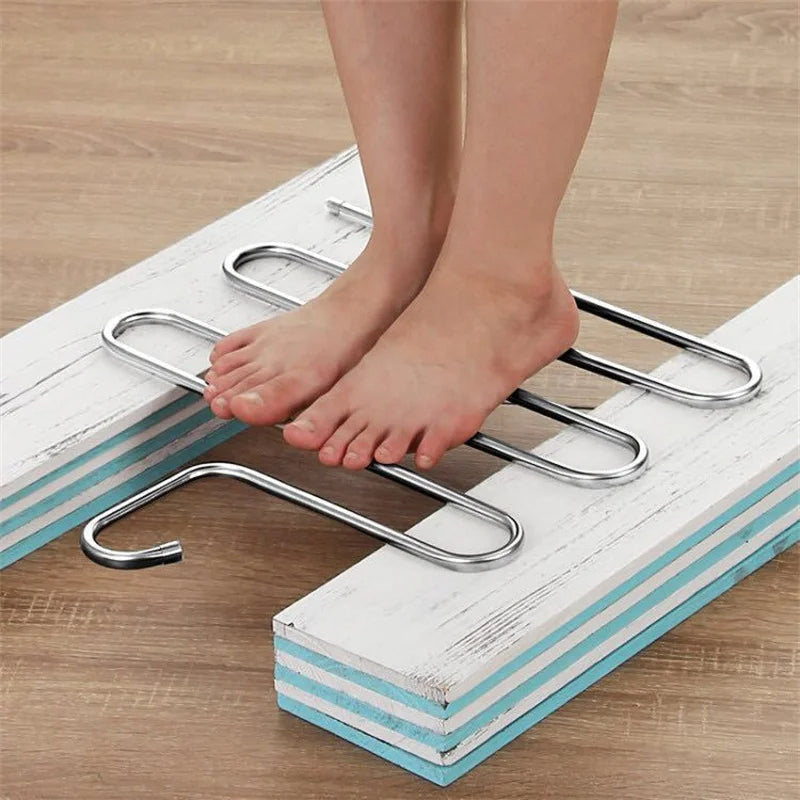 Azura | 5-Layer Stainless Steel S-Shape Clothes Hanger