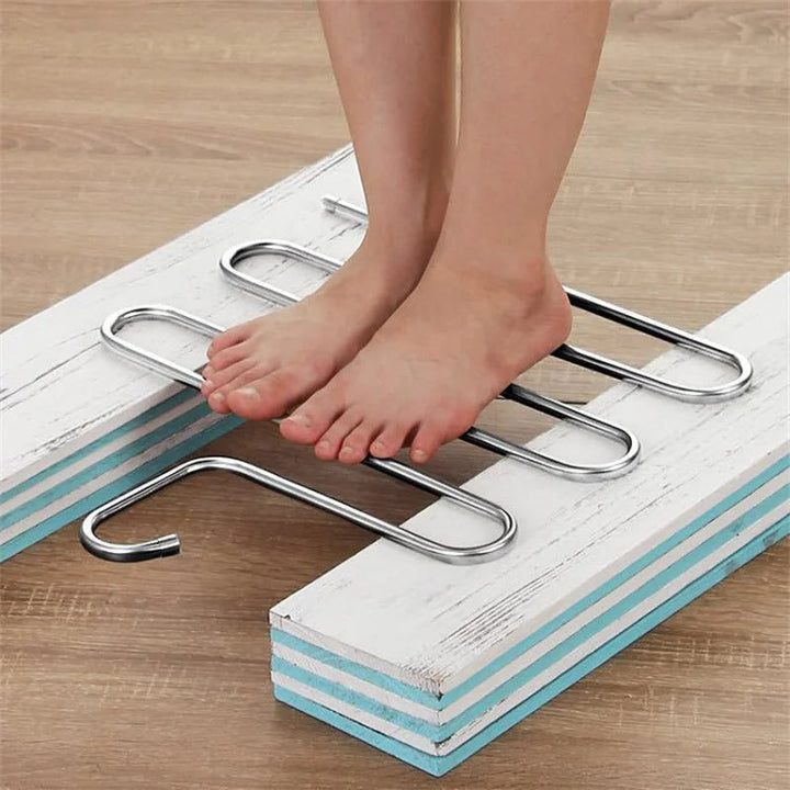 Azura | 5-Layer Stainless Steel S-Shape Clothes Hanger