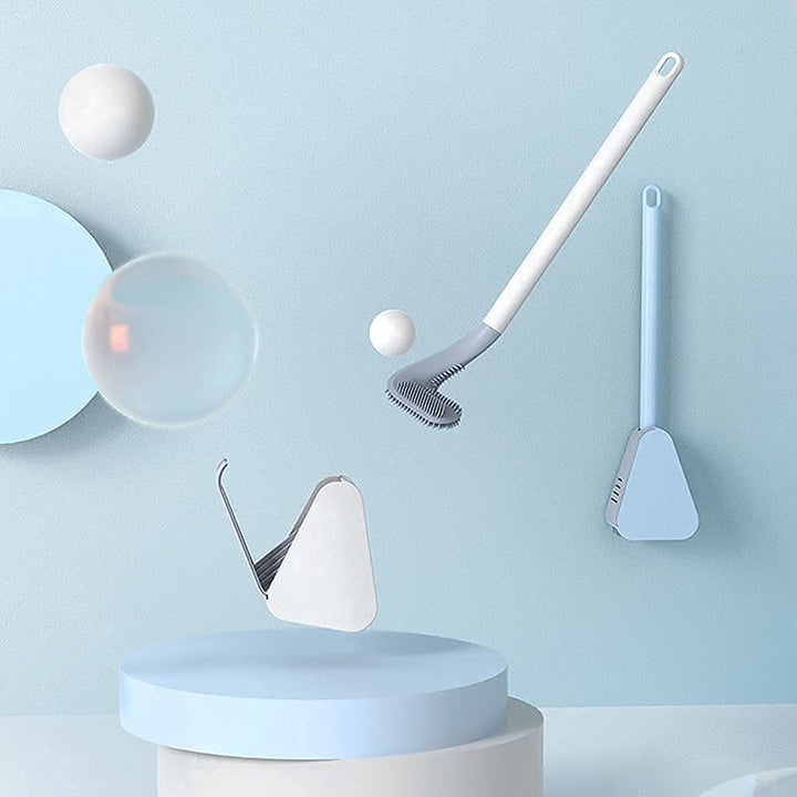 BowLift | Longer Grip Flexible Silicone Golf Toilet Brush