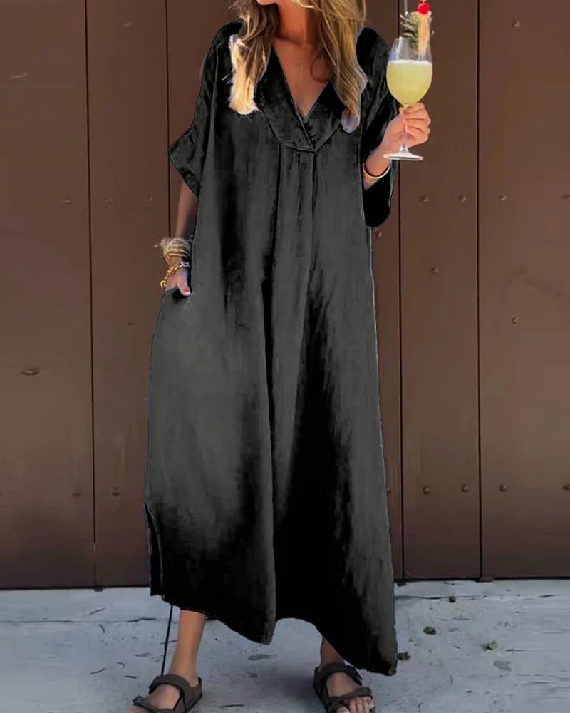 SAENE - CASUAL COTTON DRESS