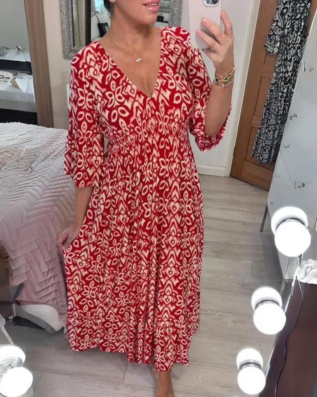 AIRE - Elastic Boho Dress