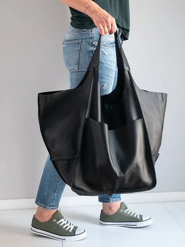 Ruth - Timeless Allure Leather Tote Bag