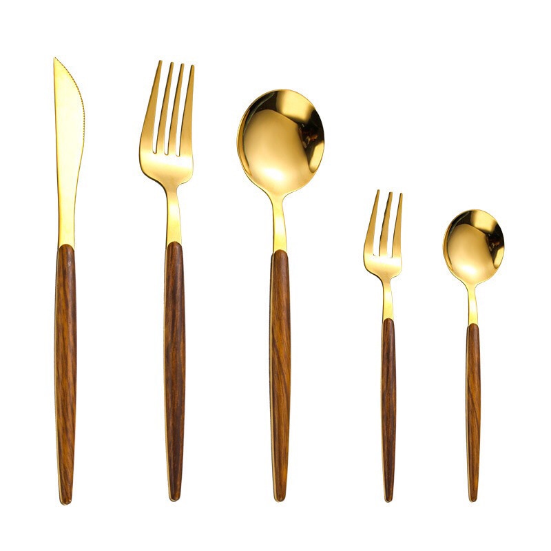 BowLift | Wooden Handle Cutlery Set