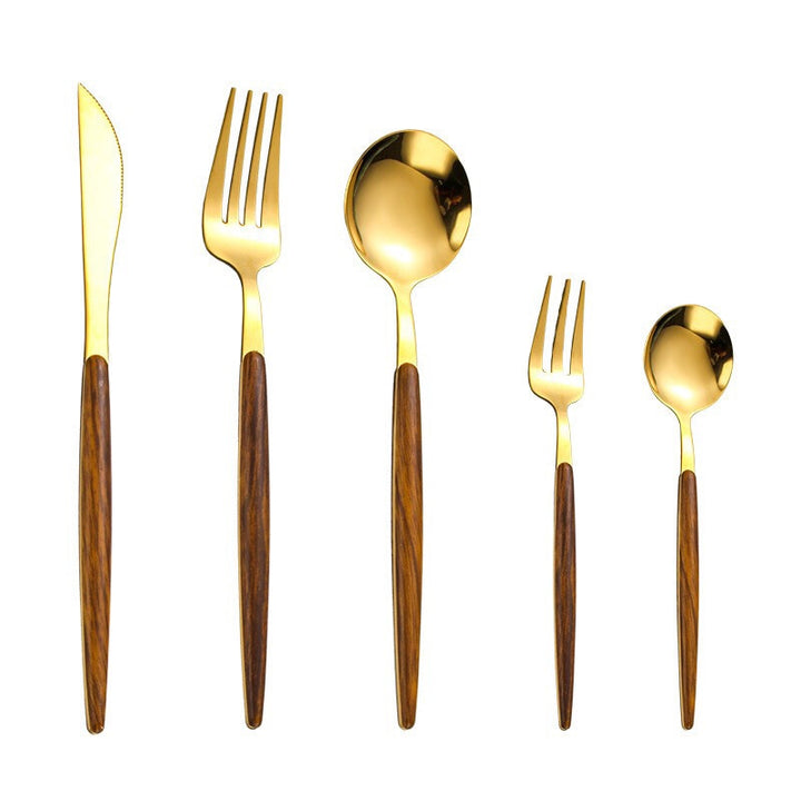 BowLift | Wooden Handle Cutlery Set