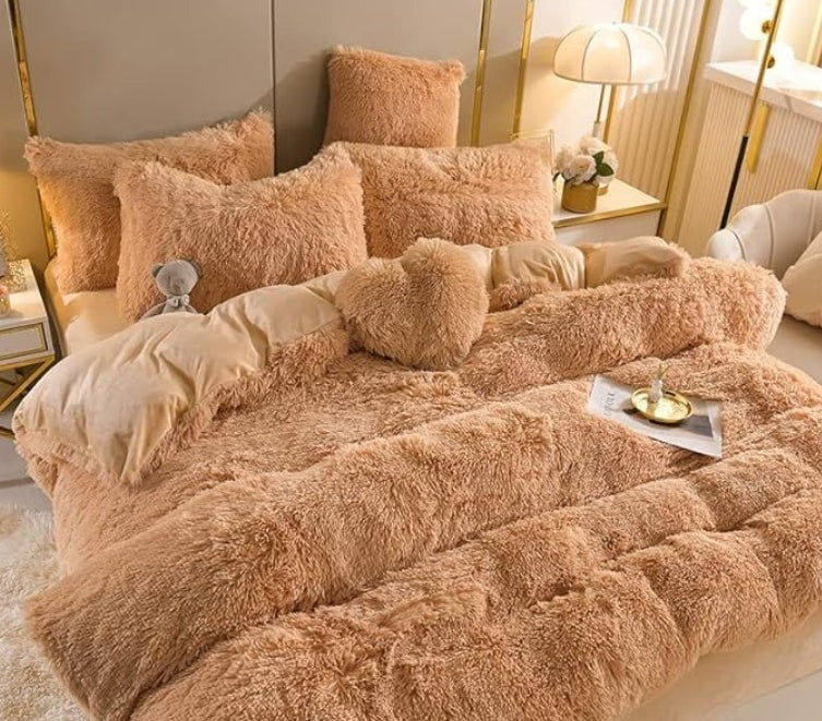 BowLift | Luxury Plush Duvet Cover with Zipper Closure and Corner Straps