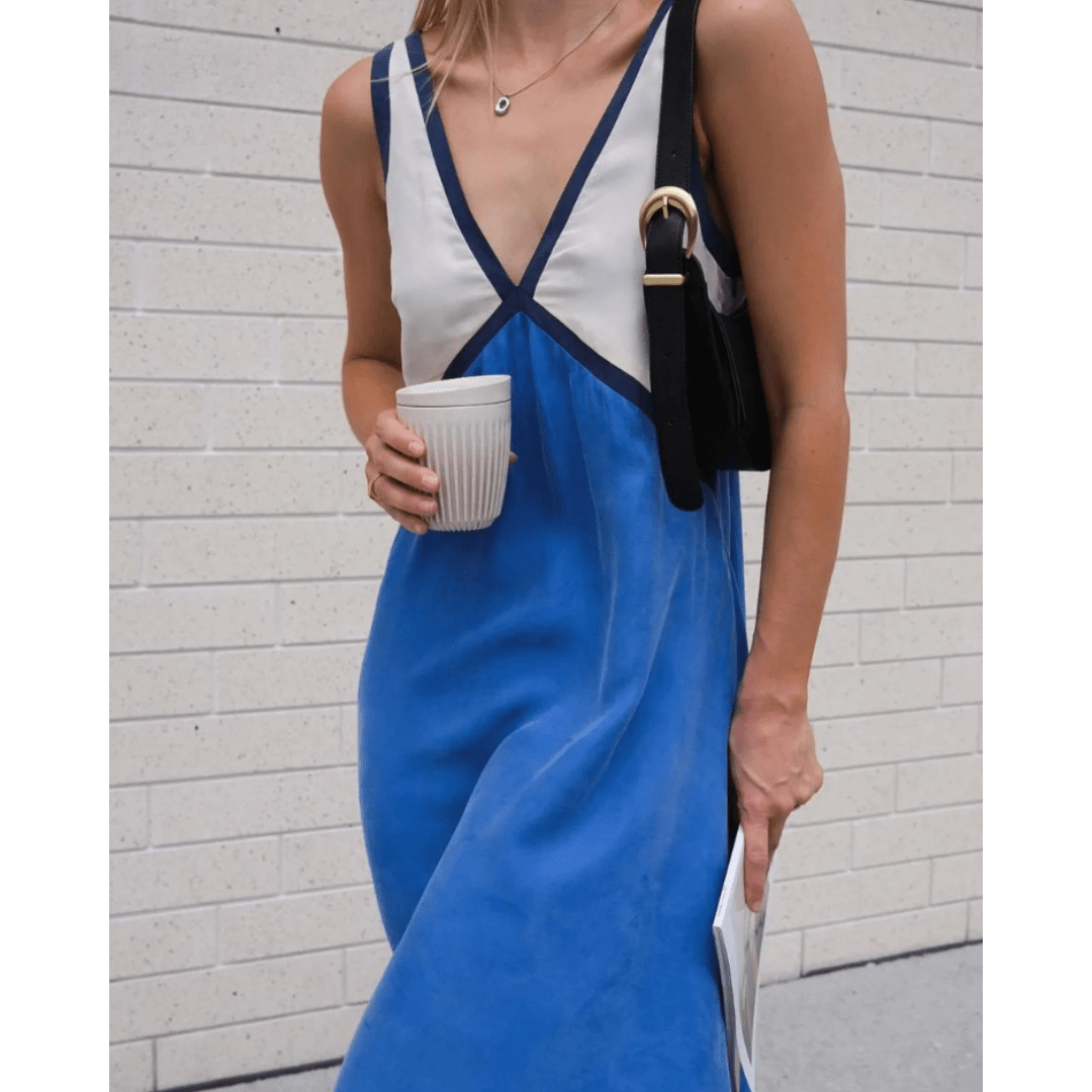 RENATA | V-NECK DRESS