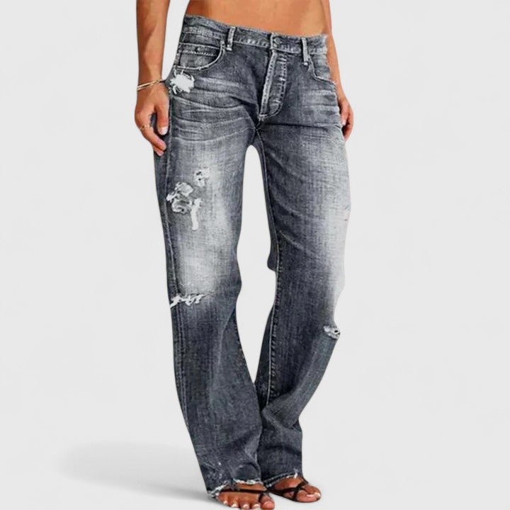 KENDALL – RELAXED DISTRESSED JEANS