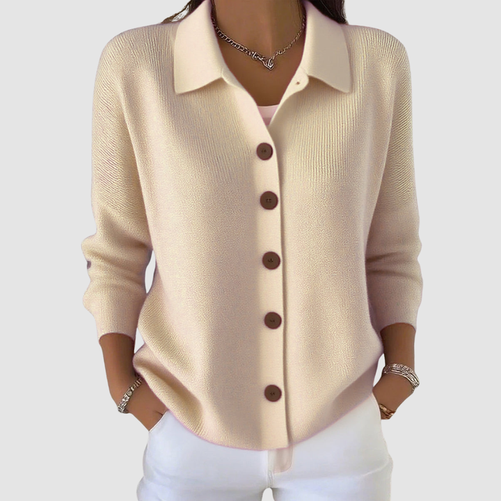 Joanna | Knitted Cardigan with Buttons