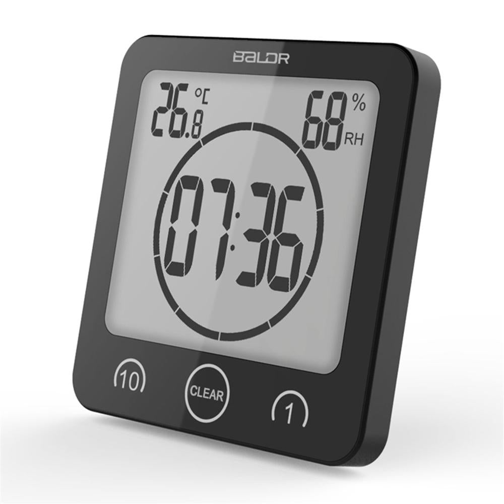 BowLift | Waterproof Shower Clock - Always on time, even in the bathroom!