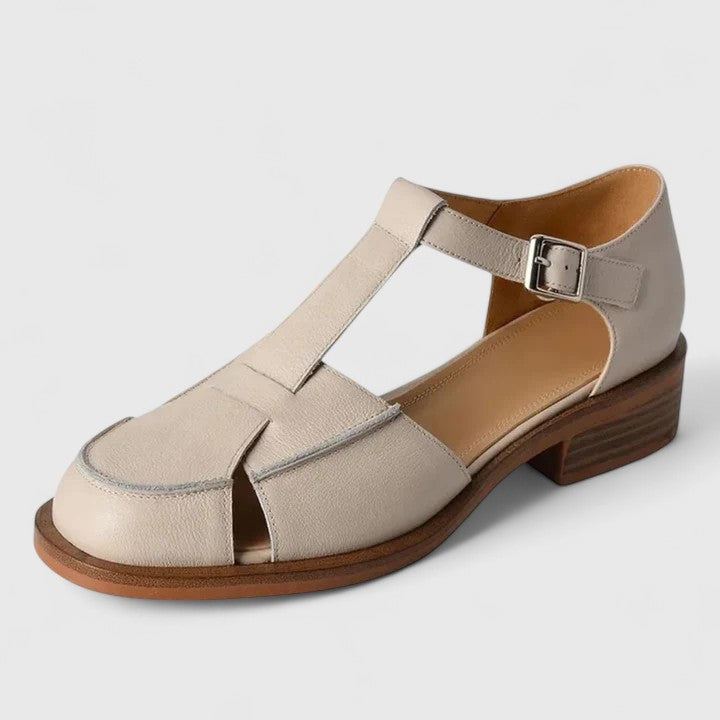 MARA – VINTAGE EDGE T-STRAP SANDALS