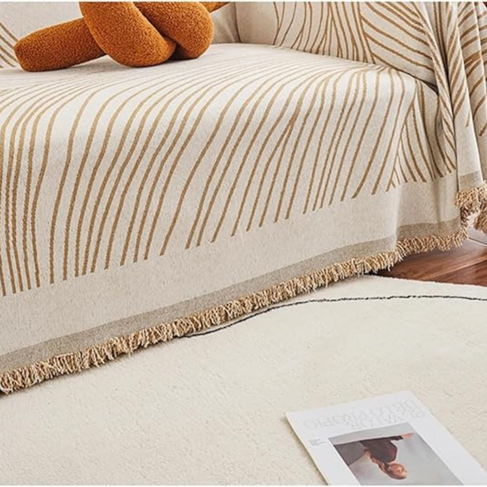 BowLift | Calista Wave Chenille Sofa Cover
